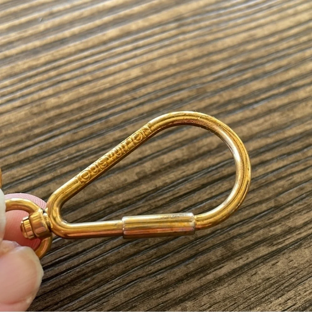 Louis Vuitton Leather Tassel Bag Charm Key Ring with Bow Charm